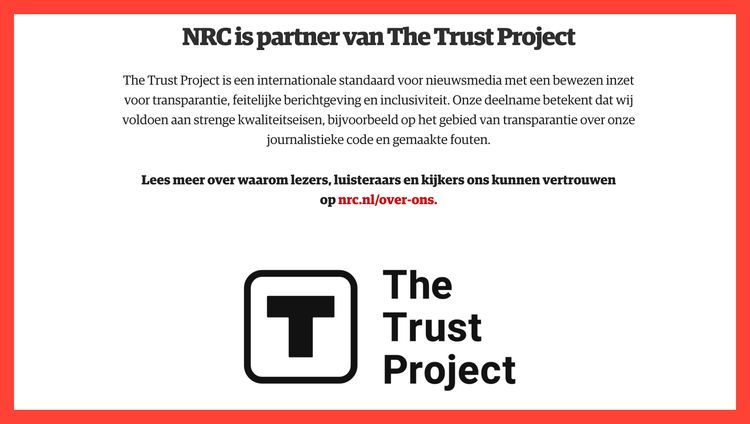 NRC werkte al maanden aan vertrouwen in de journalistiek toen het de fout in ging met stukken over informateur Wijers